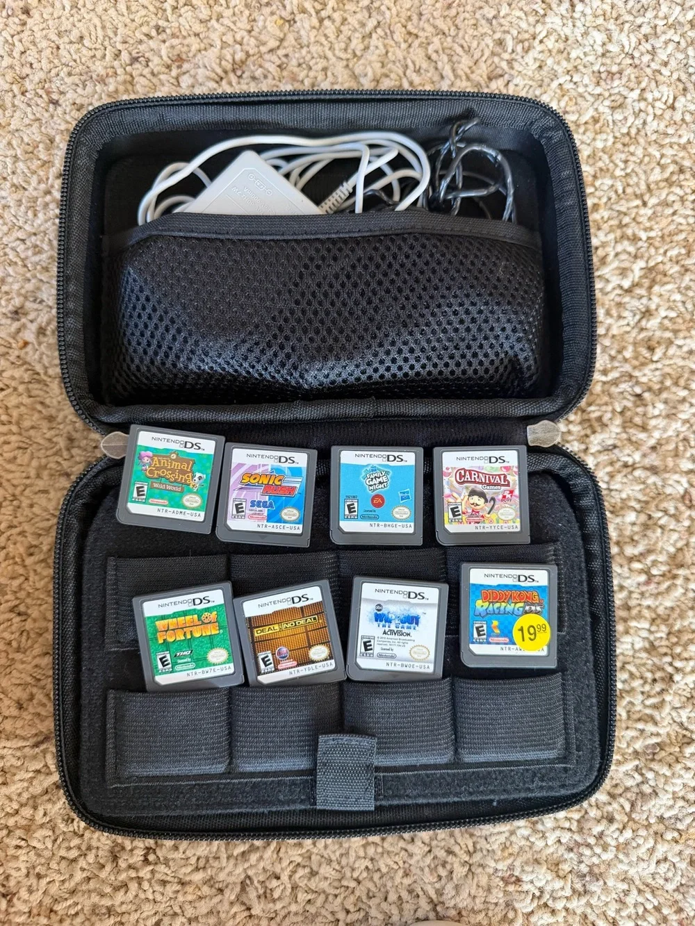 Nintendo Bright Cyan DSi Lite with Protective Black Carry Case